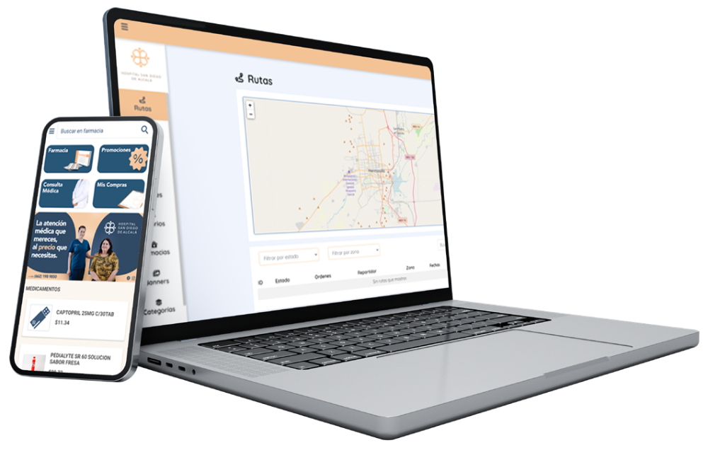 Hospital San Diego de Alcalá — patient app + admin panel